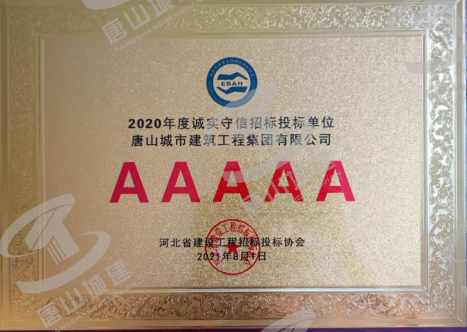 2020年度诚实守信招标投标单位